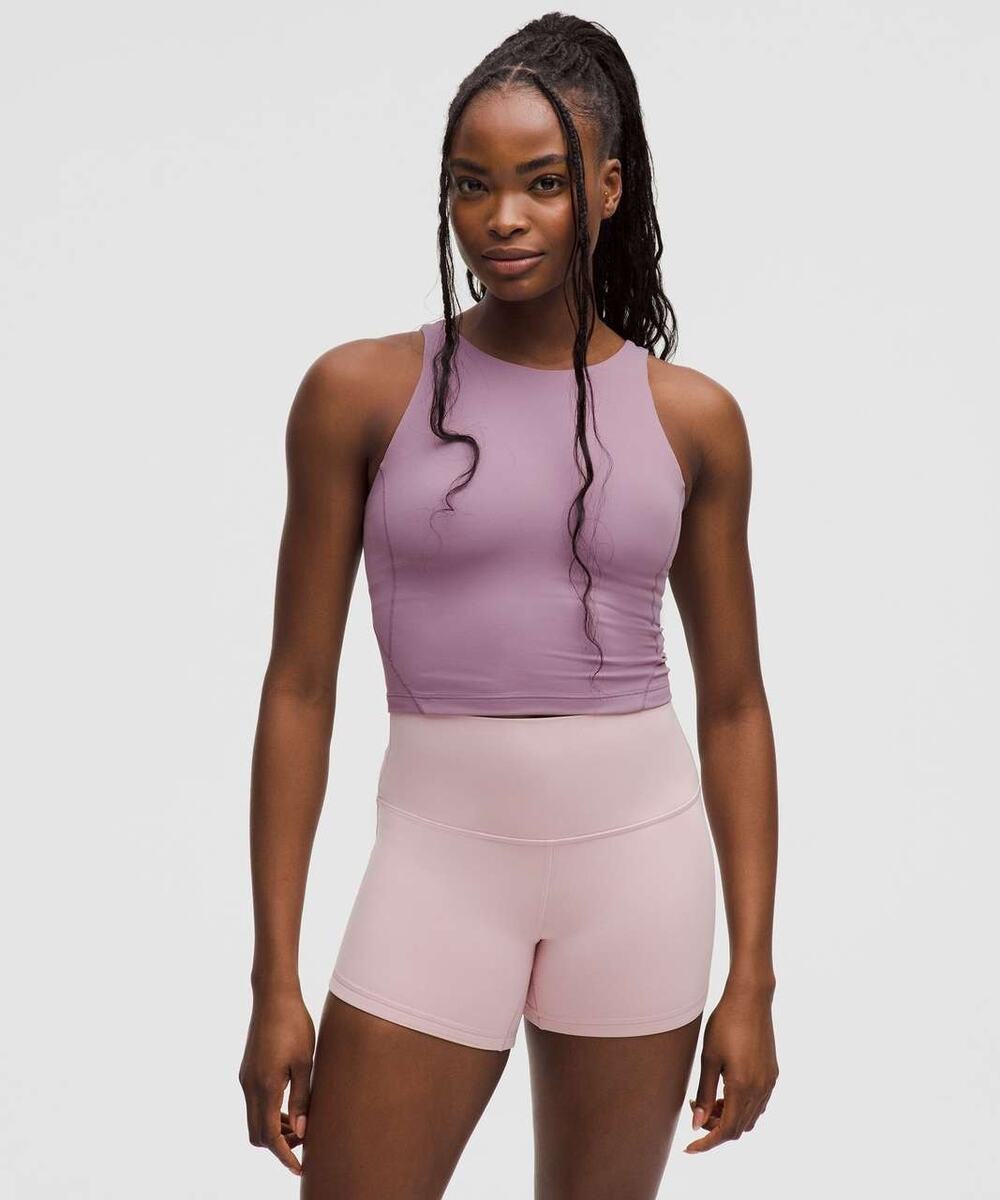Lululemon Align High-Neck Tank Top Light Support Lavender Lux Size 8